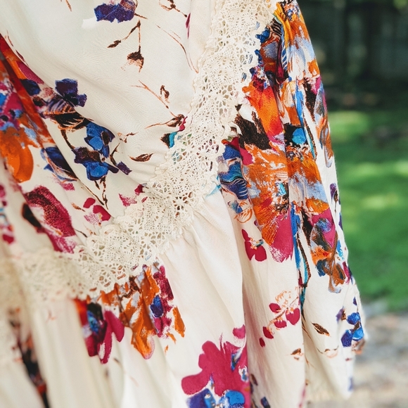 🌺NWT🌺Umgee Off the Shoulder Floral Maxi Dress - Picture 7 of 8